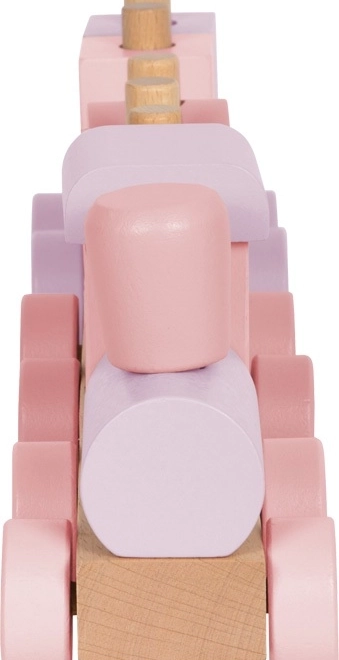 Petit train en bois rose Small Foot