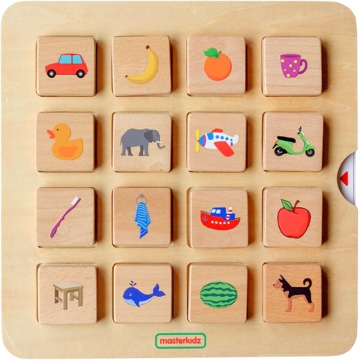 Masterkidz jeu Montessori d’association d’ombres et de paires