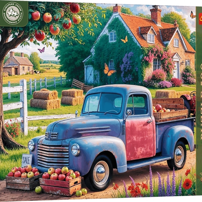Puzzle TREFL Premium Plus Tea Time : La Voiture du Fermier 500 Pièces