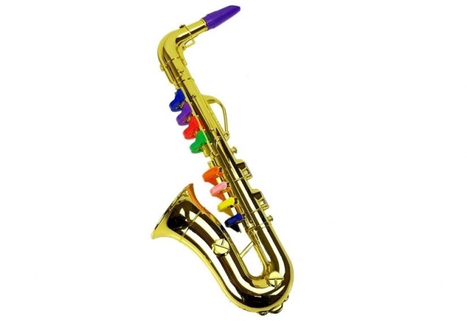 Instrument de saxophone couleur or