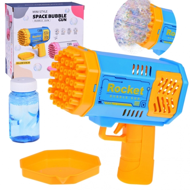 Pistolet à bulles de savon ensemble lumière + liquide pour enfants ZA4976