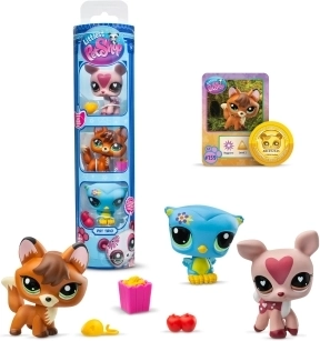 Littlest Pet Shop 3 figurines - différents types