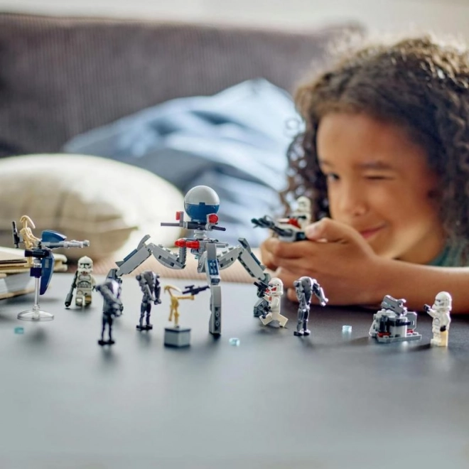 LEGO4 Star Wars2 75372 Pack de bataille du soldat clone et droïde de combat