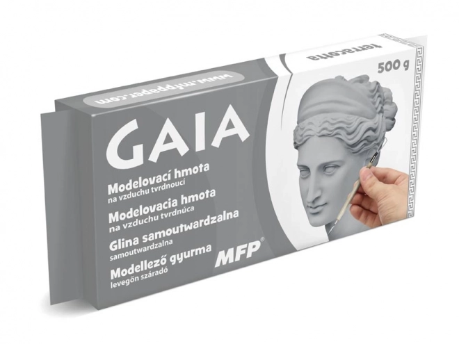 Pâte à modeler grise 500 g Gaia