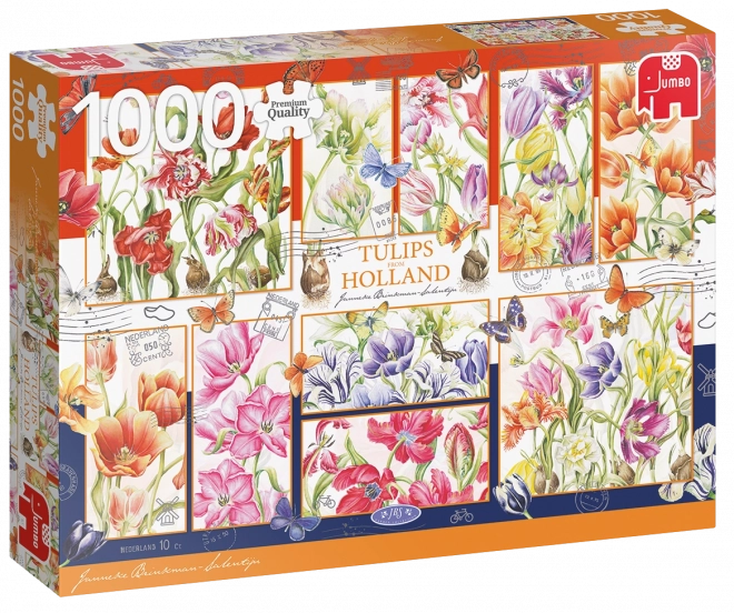 Puzzle Tulipes hollandaises 1000 pièces