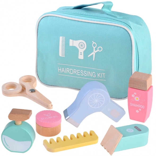 Ensemble de jouets en bois pour coiffeur Barber