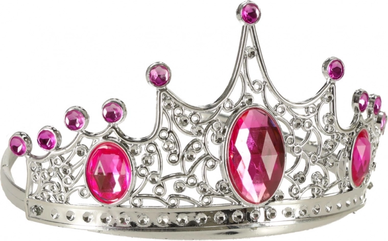 Couronne étincelante et bijoux pour un look royal
