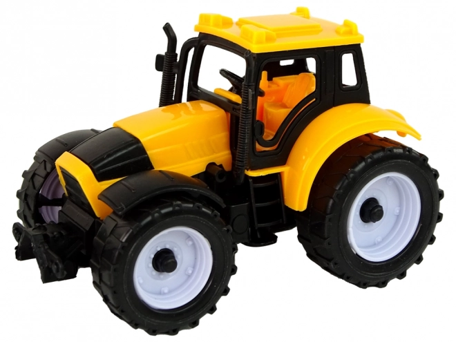 Ensemble de tracteurs agricoles 4 pièces colorées