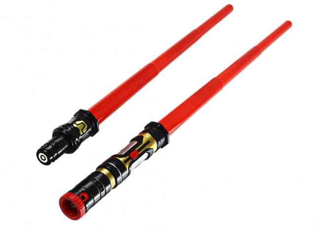 Épée lumineuse cosmique 2 en 1 Lames rétractables Lumières Sons