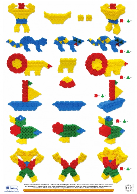 Morphun Kit Constructif 200 Pièces - Blocs de Construction