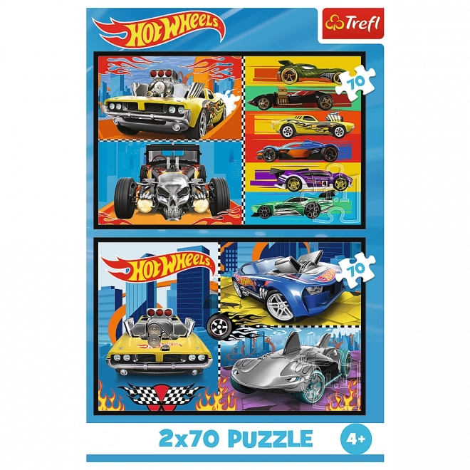 Puzzle 2x70 Voitures Hot Wheels