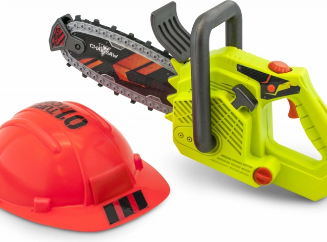 Tuff Tools tronçonneuse pour enfants avec casque, 36 cm