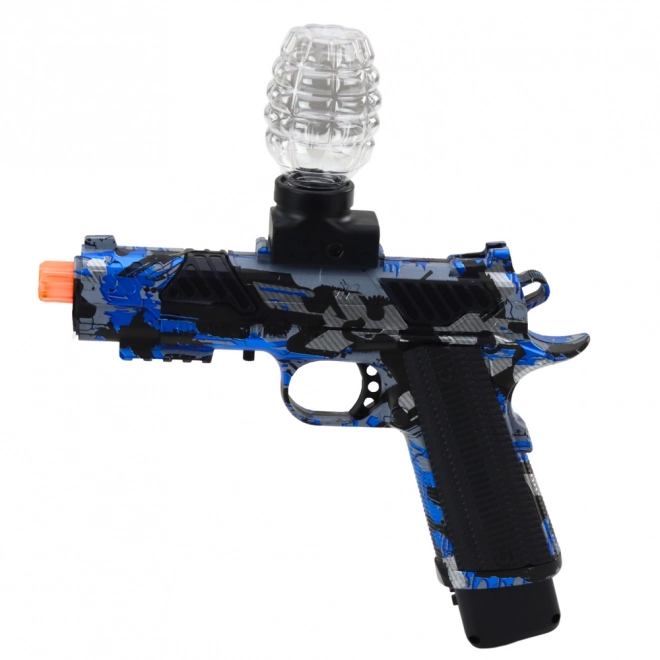 Pistolet électrique à billes d'eau graffiti bleu