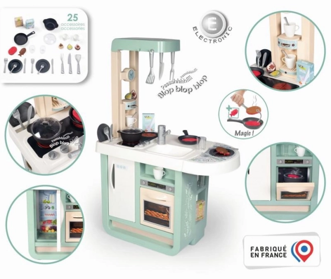 Cuisine pour enfants Bon Appetit Cherry bleu et blanc
