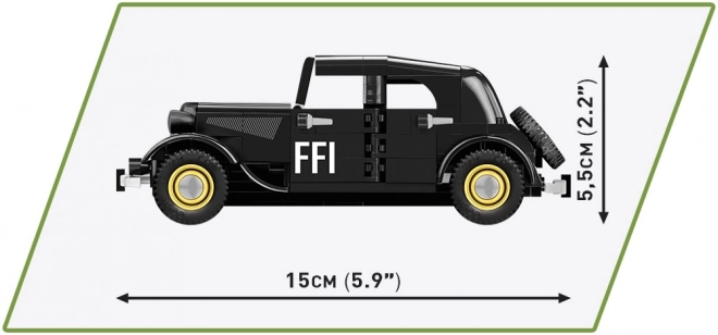 COBI 2266 1938 Citroën Traction 11CV, 1:35, 236 pcs, 1 fig