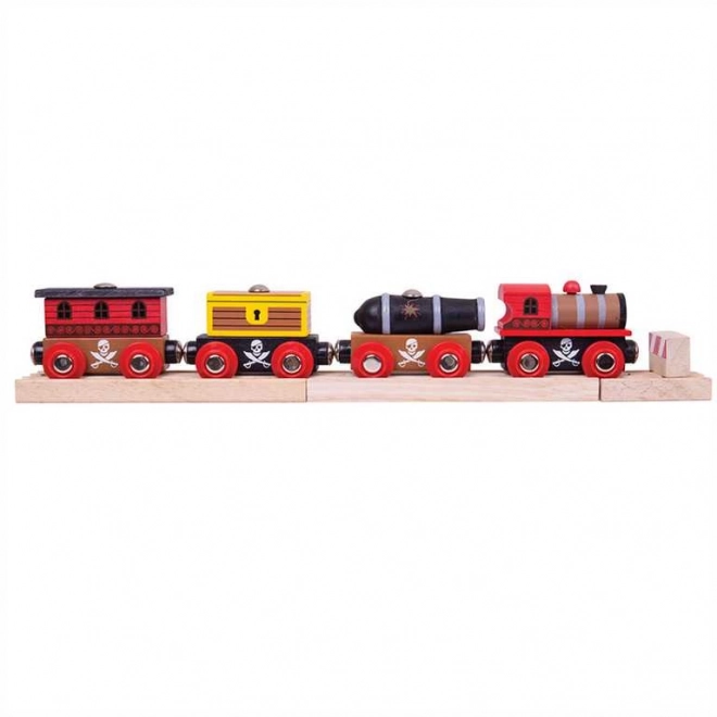 Train pirate avec voies