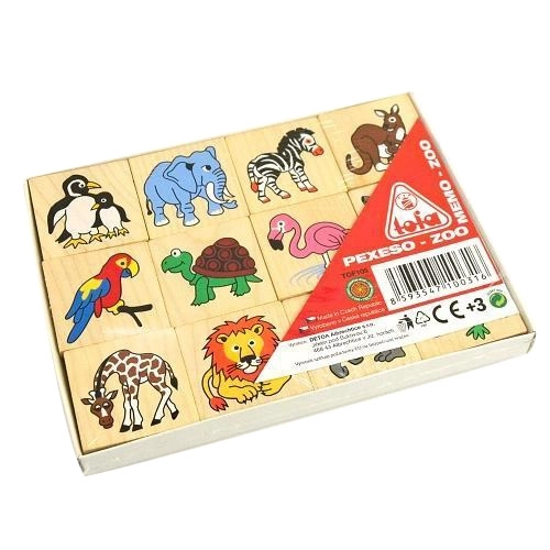 Pexeso en bois ZOO