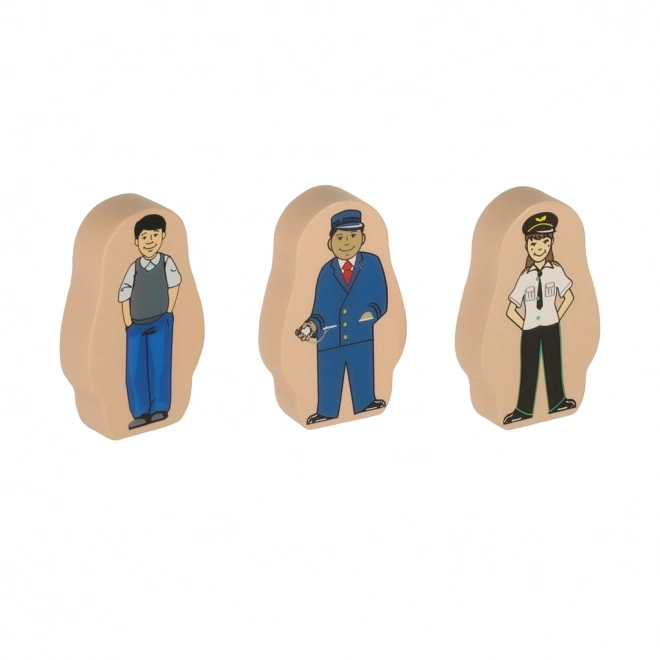 Ensemble de train en bois pour enfants 69 pièces