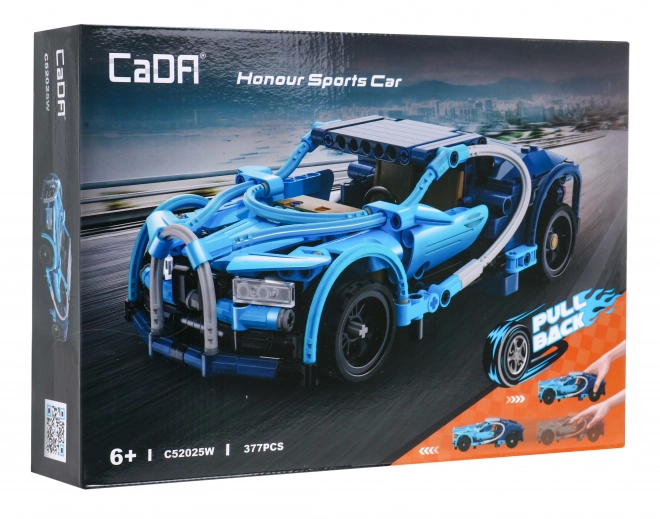 CaDA 377-éléments CaDA 377-éléments Voiture de sport Honor avec moteur à rétro-friction pour enfants 6+