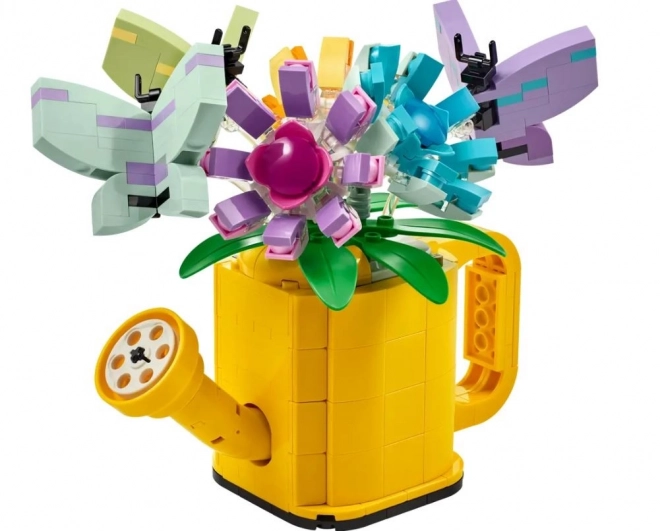 Lego créateur fleurs en arrosoir