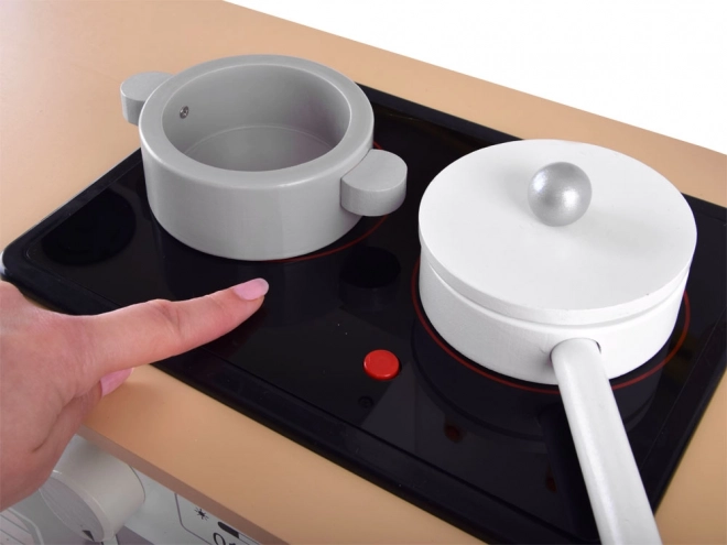 Grande cuisine en bois pour enfants avec accessoires