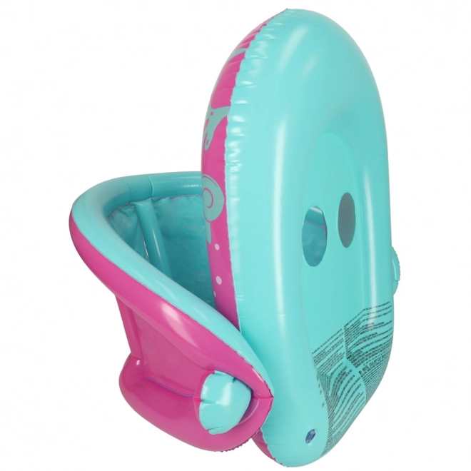 BESTWAY 34091 Bateau gonflable pour enfants avec siège et auvent rose 1-2 ans 18 kg