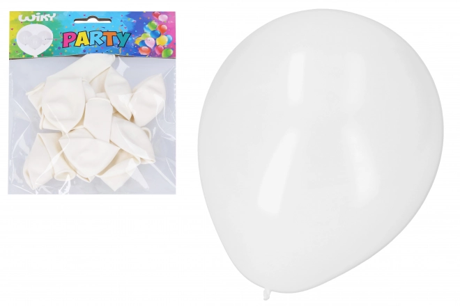 Ballons blancs gonflables 30 cm - ensemble de 10 pièces