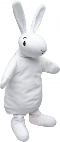 Bob et Bobek marionnette en peluche Lapin Bob 42 cm