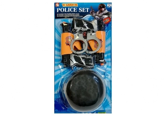 Ensemble de police pour enfants avec armes et menottes