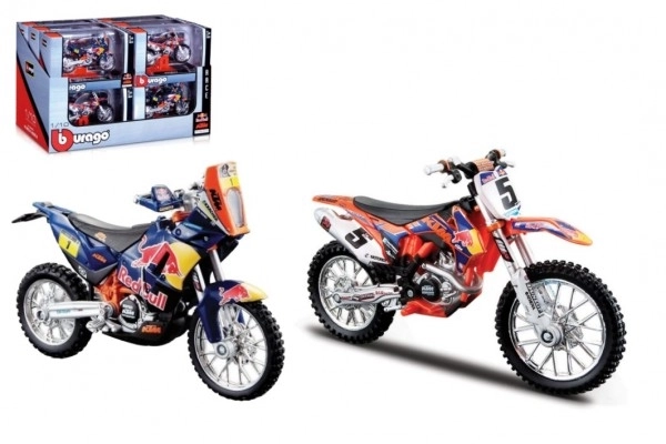 Bburago Red Bull Factory KTM Racing moto 1:18, différents types