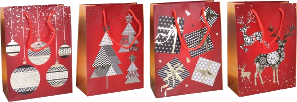 Sac cadeau S Noël 18 × 24 × 8,5 cm