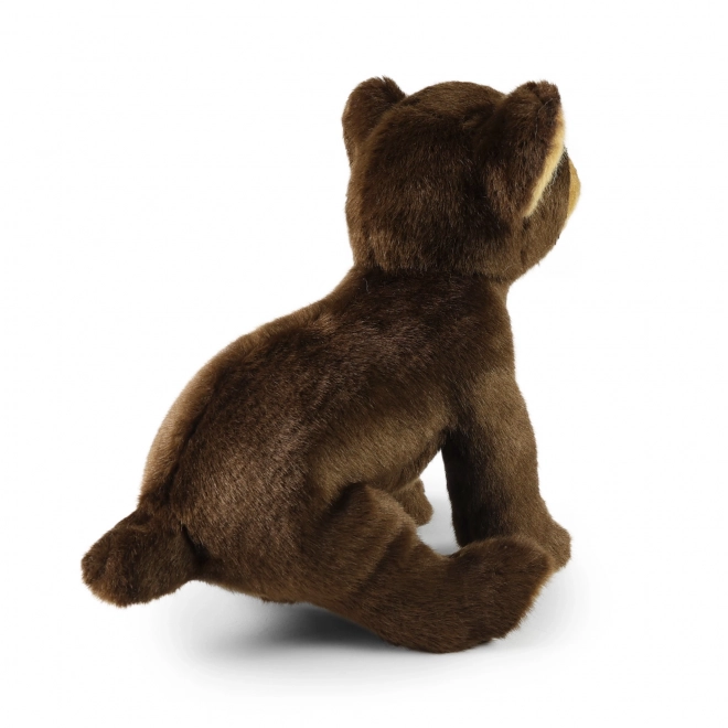 Ours en peluche assis 25 cm ÉCOLOGIQUE