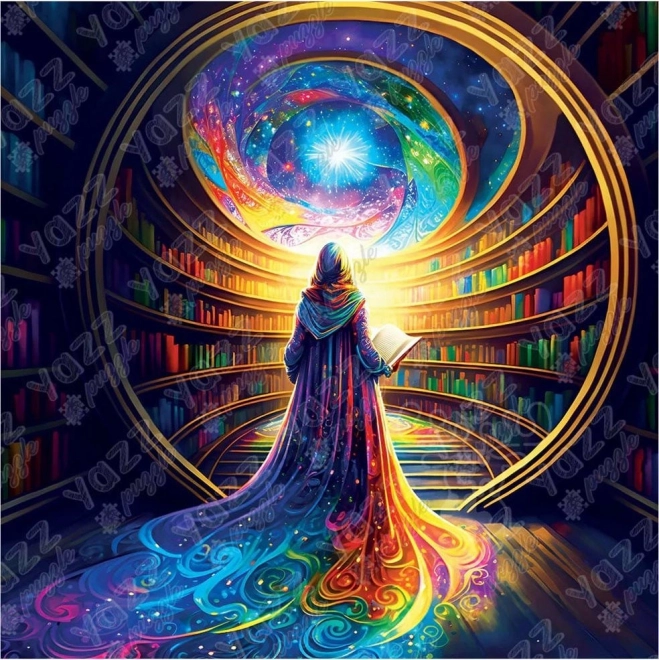 Puzzle carré bibliothèque universelle 1023 pièces
