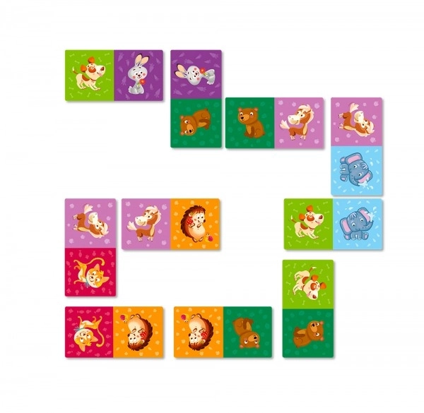Domino avec animaux - 29 pièces