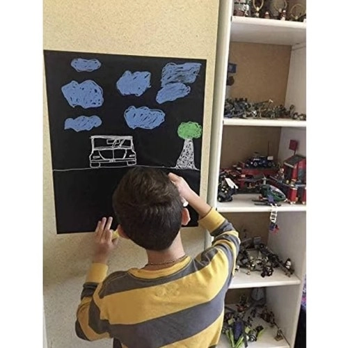 Tableau à craie autocollant XXL