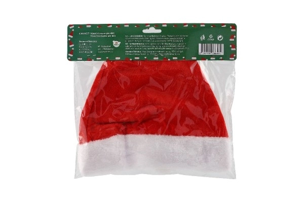 Tissu de bonnet de Noël pour enfants diamètre 25 cm sur carte de carnaval