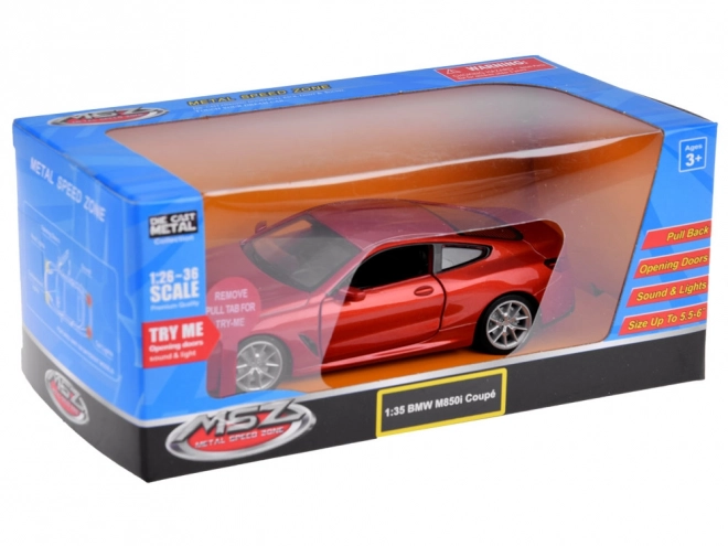 Modèle réduit métallique de voiture BMW M850i Coupé