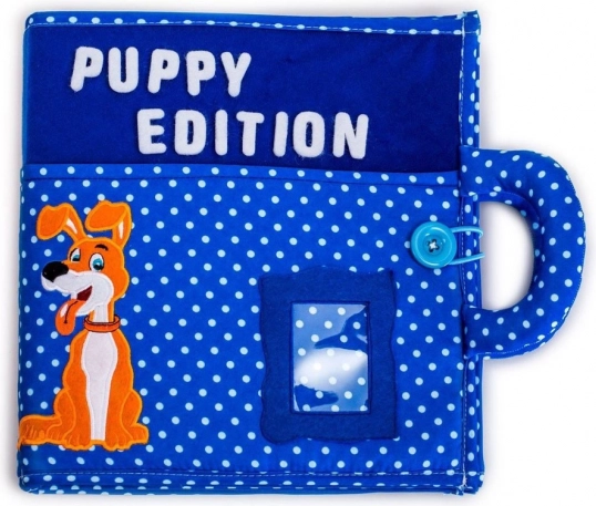 Livre interactif pour enfants Quiet Book, Chien