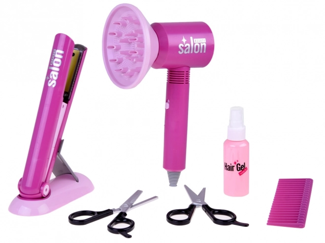 Petite trousse de coiffeuse sèche-cheveux fer à lisser accessoires ZA5215