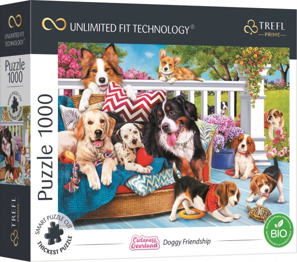 Puzzle TREFL UFT Amitié canine 1000 pièces