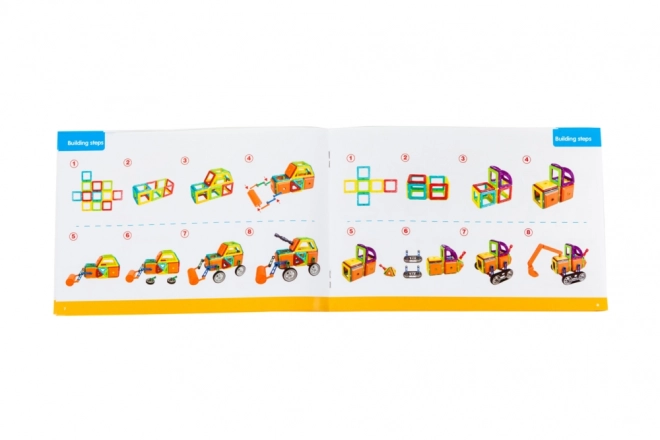 Jeu de construction magnétique pour enfants Magical Magnet 162 pièces