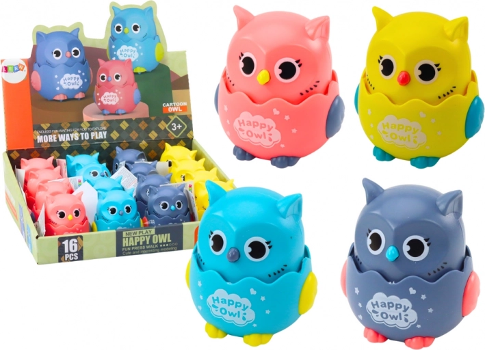 Mécanisme à friction Petite Chouette Jolly 4 couleurs