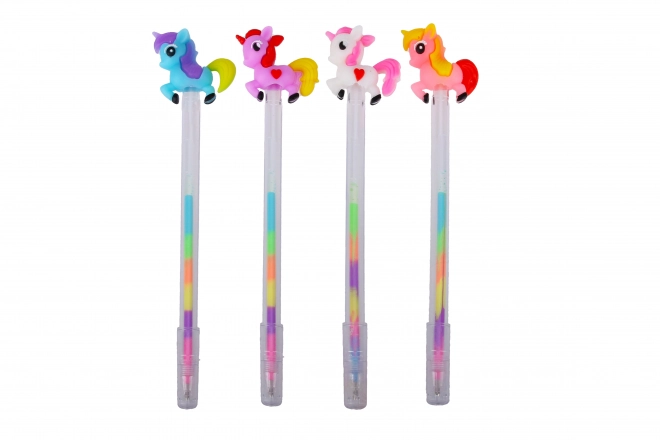 Stylo gel à décoration Licorne