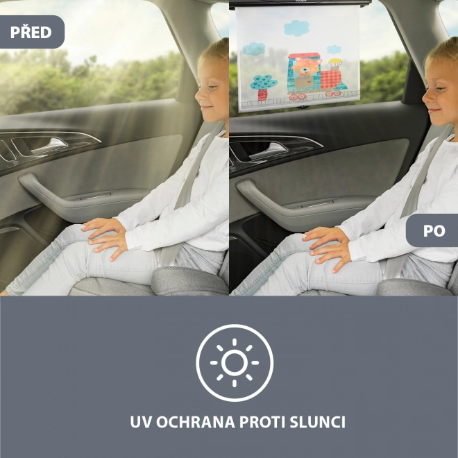 Pare-soleil enroulable pour voiture, Renard