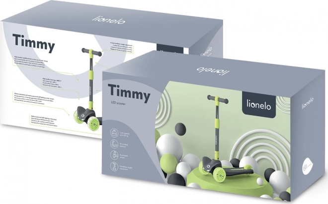 Trottinette pour enfants Lionelo Timmy verte