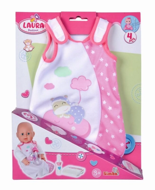 Ensemble de couchage pour poupée Laura