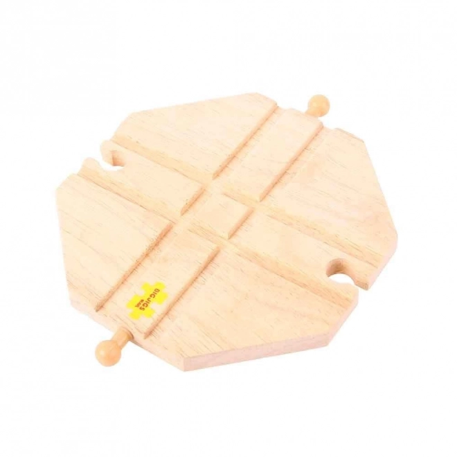 Bigjigs Rail Croisement en bois pour train