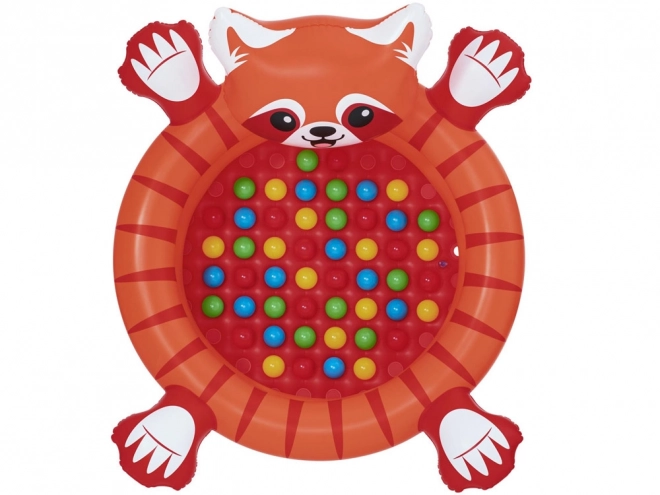 Piscine sèche panda roux avec balles de Bestway