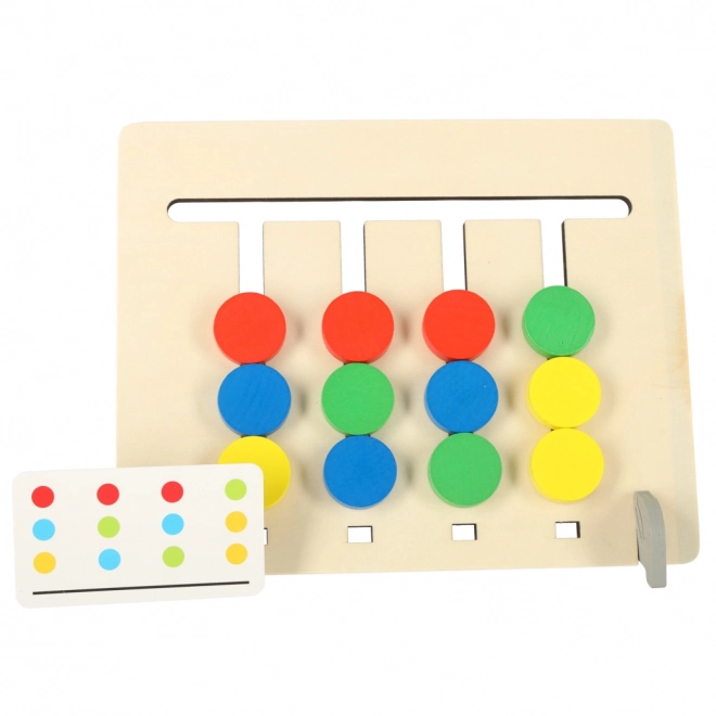 Jouet éducatif en bois Montessori - Association des couleurs des fruits