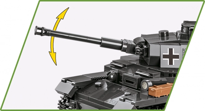 COBI 3127 Seconde Guerre mondiale char allemand Panzerkampfwagen IV Ausf. G 1:35